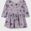 Light purple patterned girl's dress name it Barbora - Girls