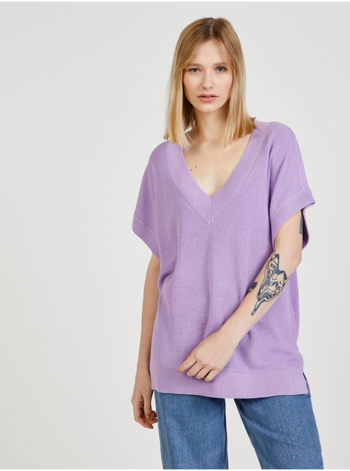 Light purple sweater vest VERO MODA New Lexsun - Women