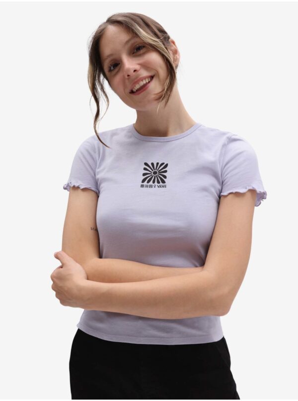 Light purple women's T-shirt VANS - Women's