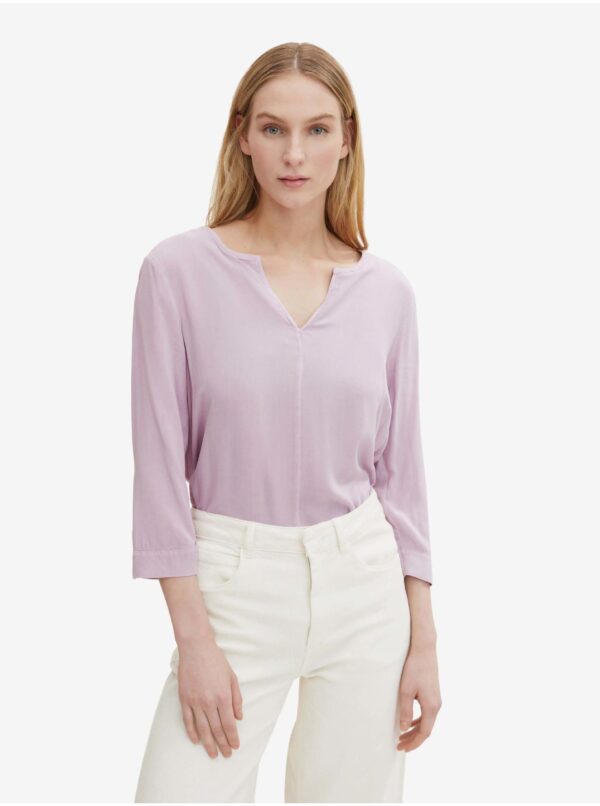 Light purple women's blouse Tom Tailor - Women's