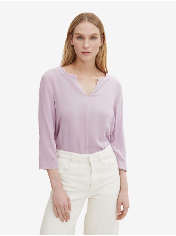Light purple women's blouse Tom Tailor - Women's