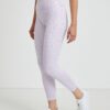 Light purple women's patterned sports leggings Puma - Women's