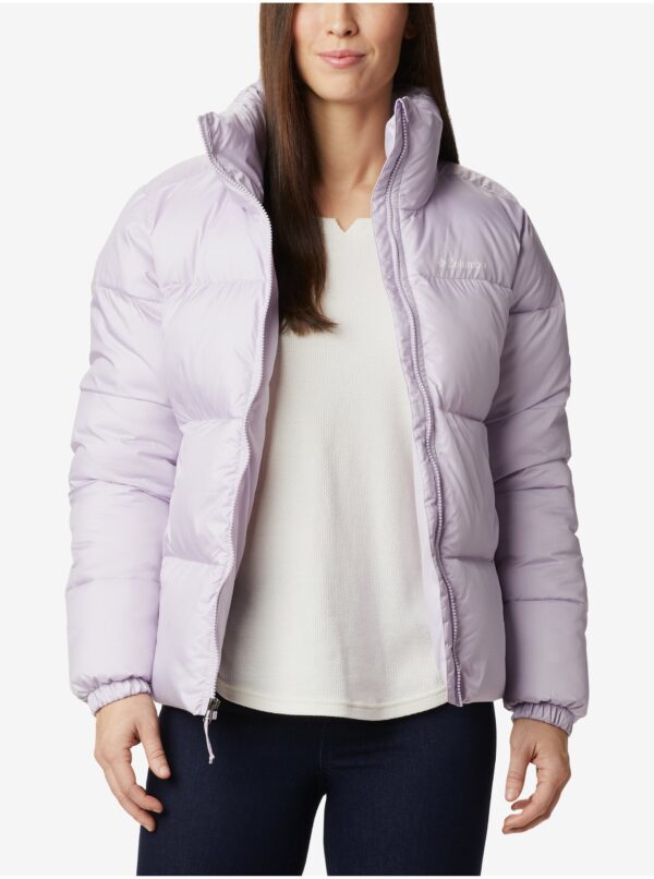 Light purple women's quilted winter jacket Columbia Puffect - Women's