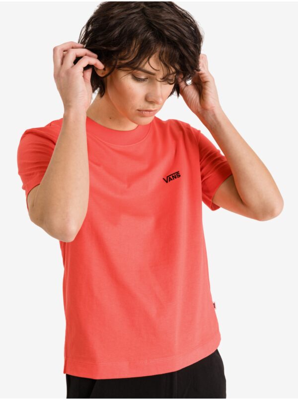 Light red women's T-shirt Vans Junior V Boxy - Women