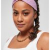 Lightweight basic headband 2-pack lilac/black
