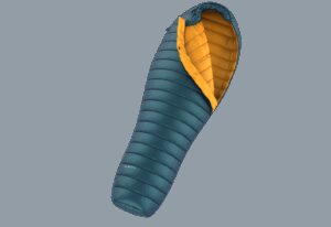 Lightweight down sleeping bag Hannah LOFT 250 legion blue