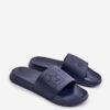 Lightweight men's slippers with Big Star logo navy