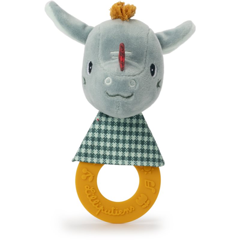 Lilliputiens Teething Rattle Joe rágóka 3 m+ 1 db