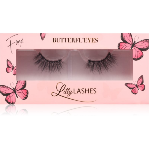 Lilly Lashes 3D Faux Mink Butterfl'eyes műszempillák típus Flirty 1 pár