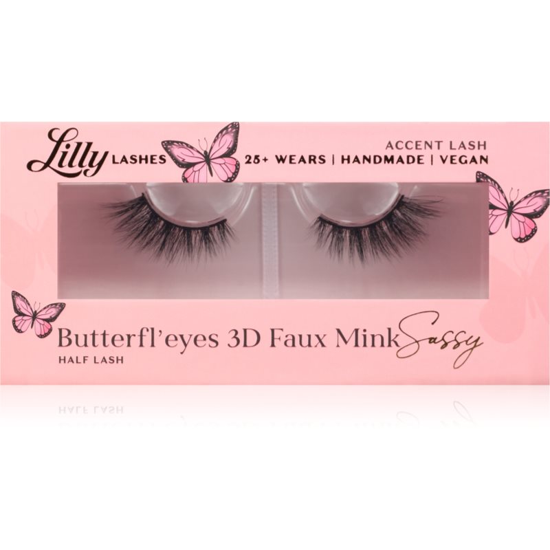 Lilly Lashes 3D Faux Mink Butterfl'eyes műszempillák típus Sassy 1 pár