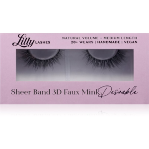 Lilly Lashes 3D Faux Mink műszempillák típus Desirable 1 pár