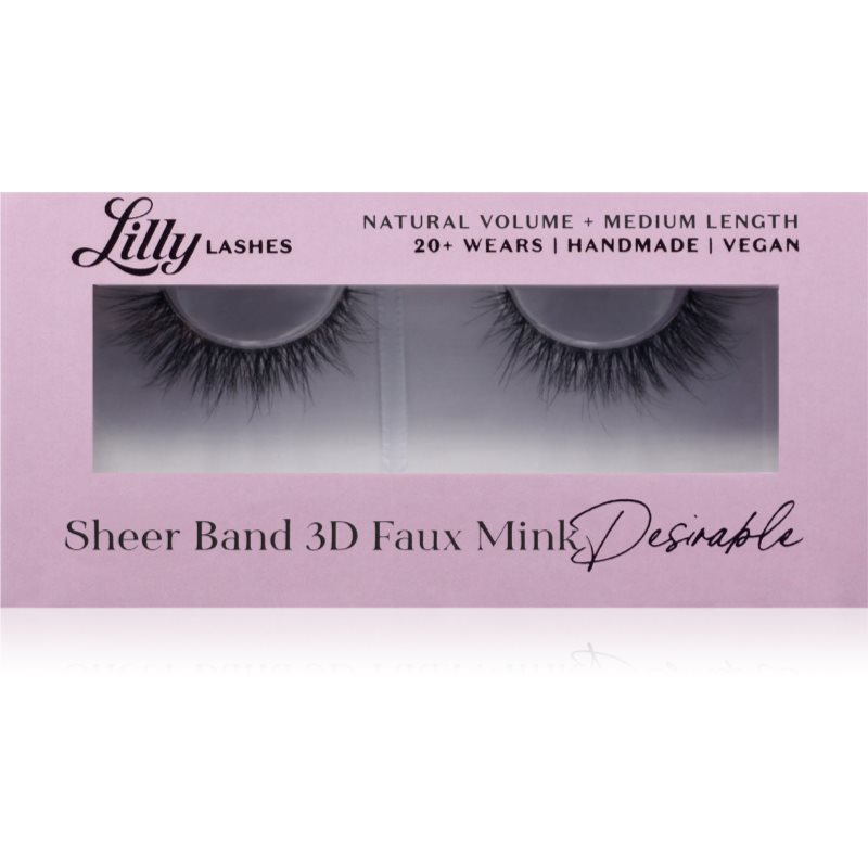 Lilly Lashes 3D Faux Mink műszempillák típus Desirable 1 pár