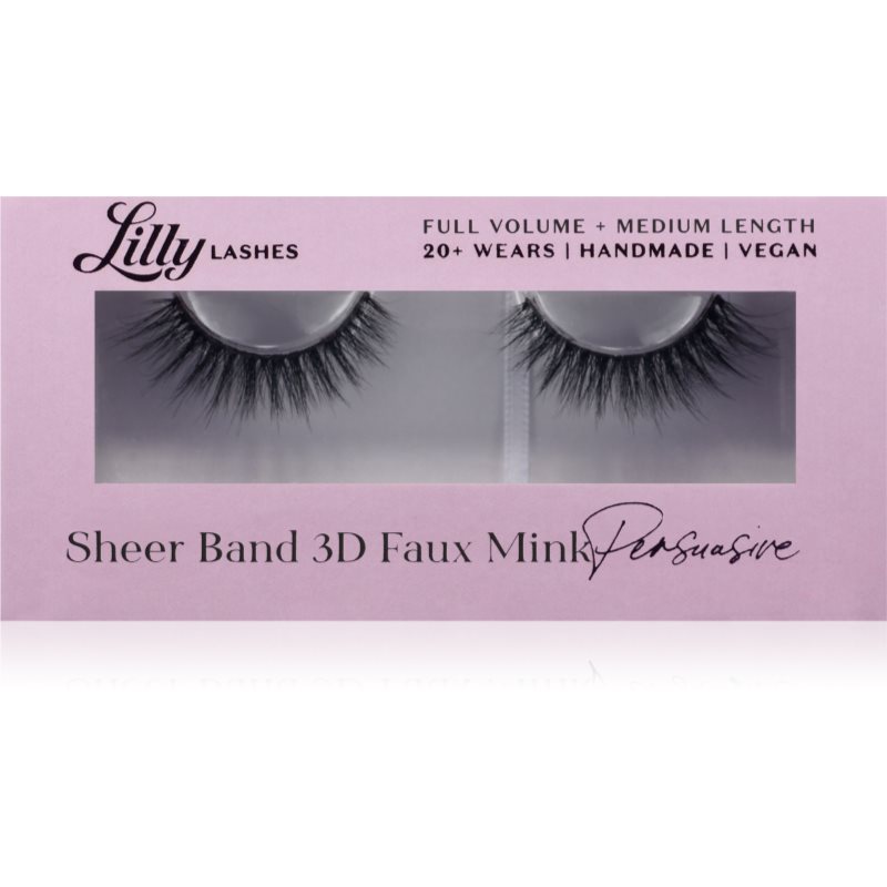 Lilly Lashes 3D Faux Mink műszempillák típus Persuasive 1 pár