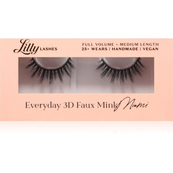 Lilly Lashes Everyday 3D Faux Mink műszempillák típus Everyday Miami 1 pár