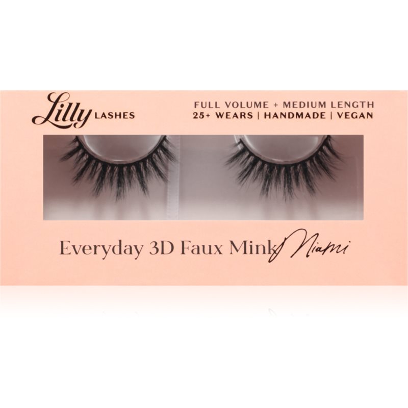 Lilly Lashes Everyday 3D Faux Mink műszempillák típus Everyday Miami 1 pár