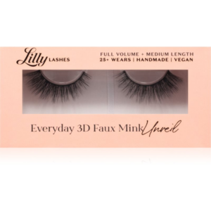 Lilly Lashes Everyday 3D Faux Mink műszempillák típus Unveil 1 pár
