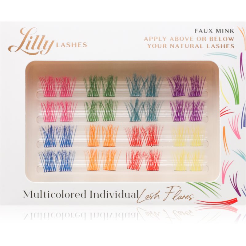 Lilly Lashes Multicolored Individual csomós műszempilla 32 db