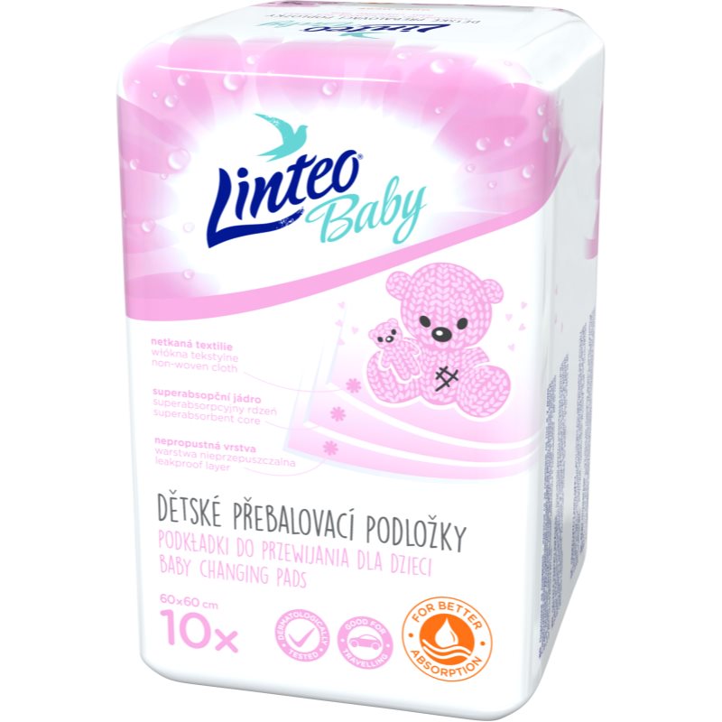 Linteo Baby Changing Pads pelenkázó-alátétek 60x60 10 db-Ár