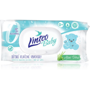 Linteo Baby Pure & Fresh finom nedves törlőkendők gyermekeknek aloe verával 80 db-Eredeti