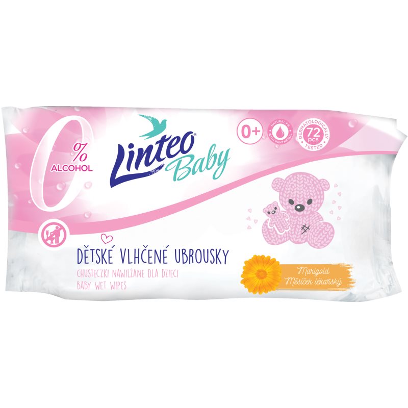 Linteo Baby nedves törlőkendők körömvirággal 72 db-Ár