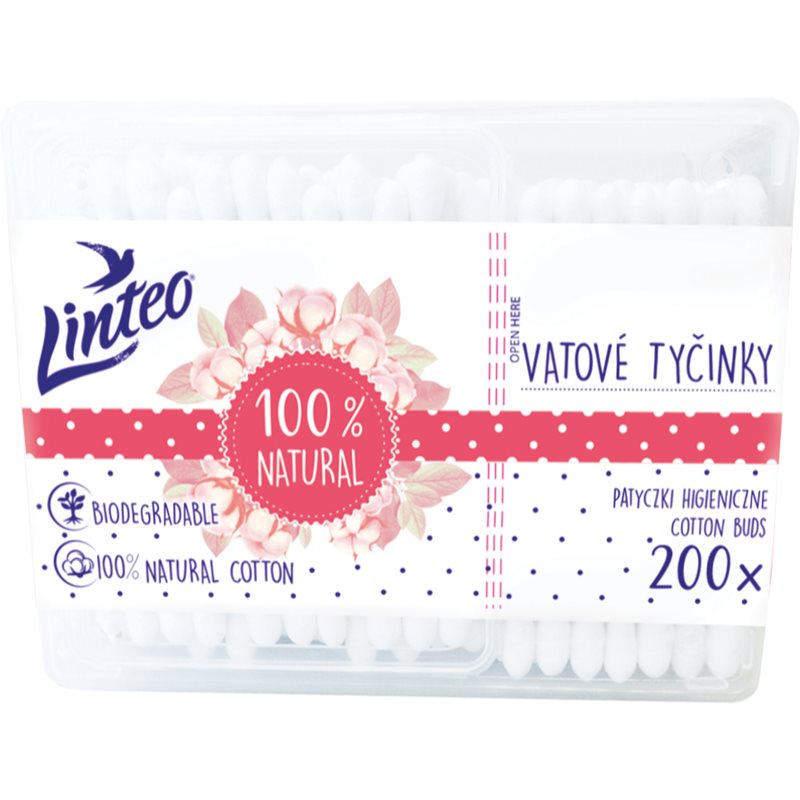 Linteo Natural fültisztítók doboz 200 db-Ár