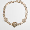 Lion necklace - gold color