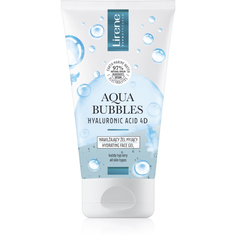 Lirene Aqua Bubbles hidratáló tisztító gél 150 ml-ár