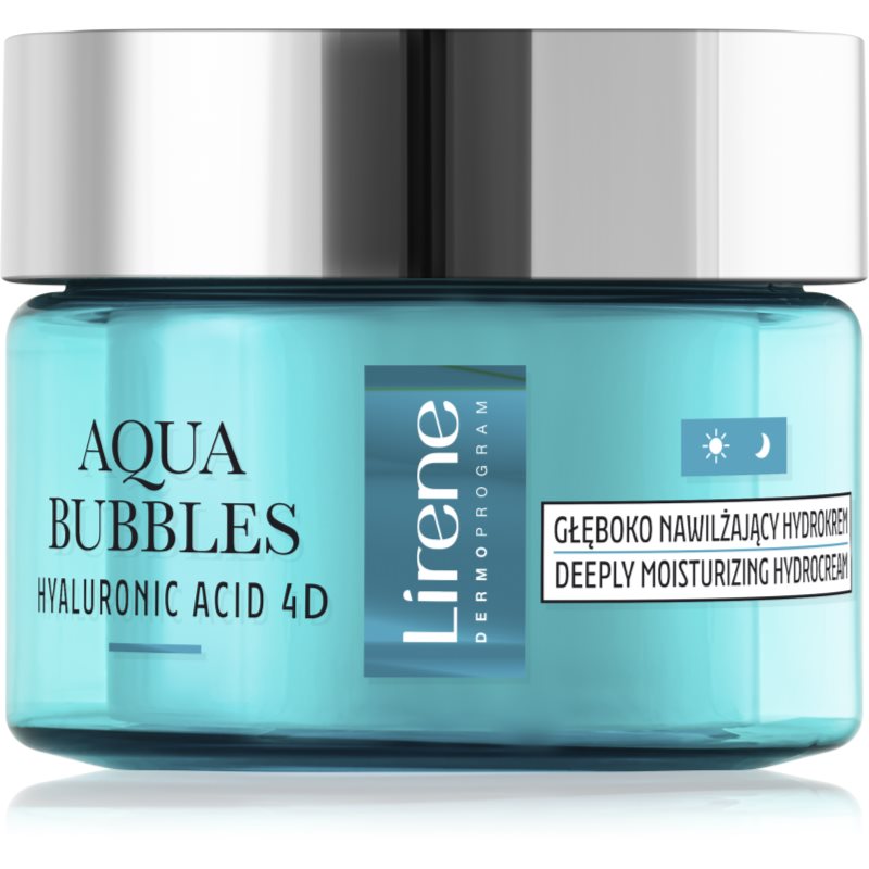 Lirene Aqua Bubbles mélyen hidratáló krém Nappali és éjjeli ápolás 50 ml-ár