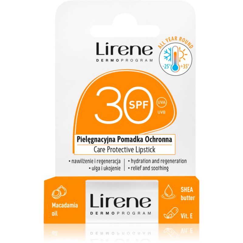 Lirene Care Protective Lipstick ajakvédő balzsam hidratáló hatással SPF 30 4.6 g-ár
