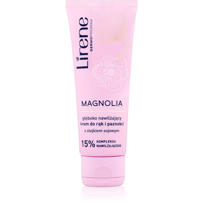 Lirene Magnolia intenzíven hidratáló krém kézre és körmökre 75 ml-ár