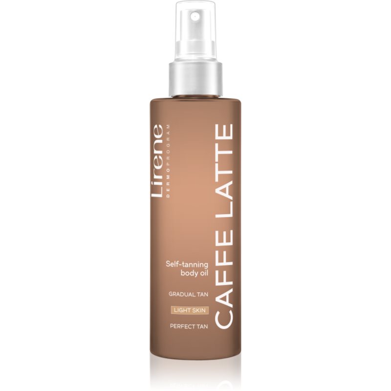Lirene Perfect Tan önbarnító olaj testre Caffe Latte 200 ml-ár