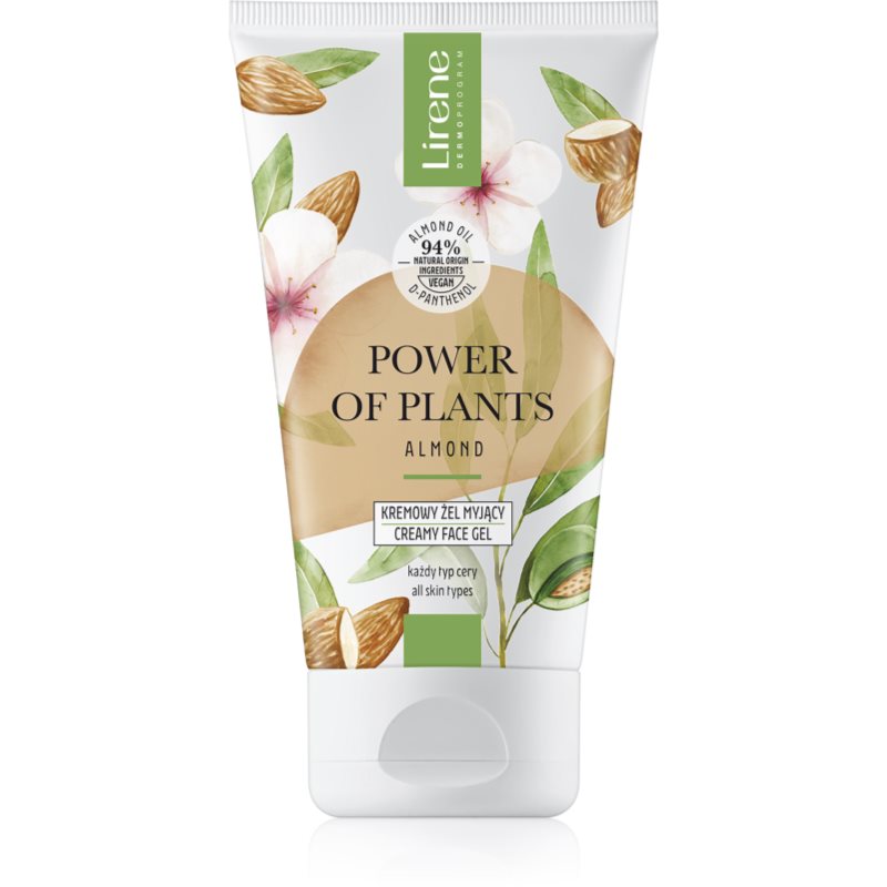 Lirene Power of Plants Almond krémes tisztító gél az arcra 150 ml-Ár