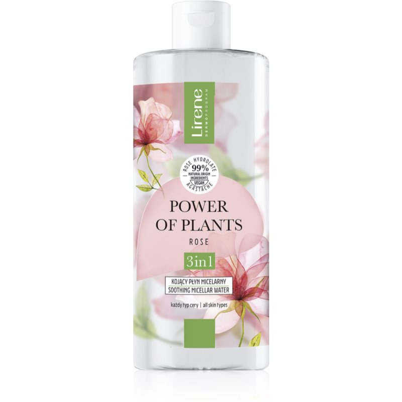 Lirene Power of Plants nyugtató micellás víz 3 az 1-ben 400 ml-Ár