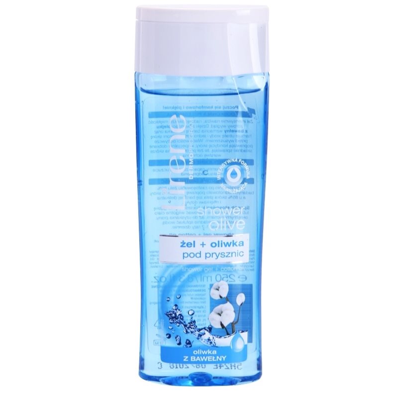 Lirene Shower Olive bőrlágyító tusfürdő gél hidratáló hatással Cotton Oil 250 ml-Ár
