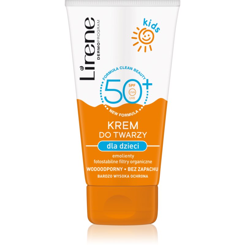 Lirene Sun Kids ápoló arckrém vízálló gyermekeknek 50 ml-Ár