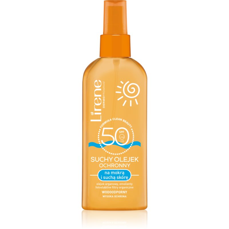Lirene Sun Protective Dry Oil SPF 50 száraz olaj napozáshoz SPF 50 150 ml-Ár