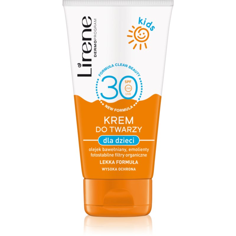 Lirene Sun care napozókrém arcra gyermekeknek SPF 30 50 ml-Ár