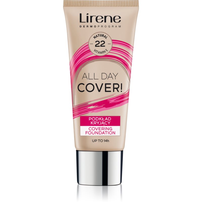 Lirene Vitamin E fedő hatású folyékony alapozó árnyalat 22 Natural 30 ml-Ár