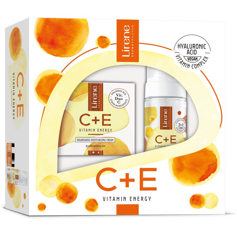 Lirene Vitamin Energy C+E ajándékszett száraz és érzékeny bőrre hölgyeknek