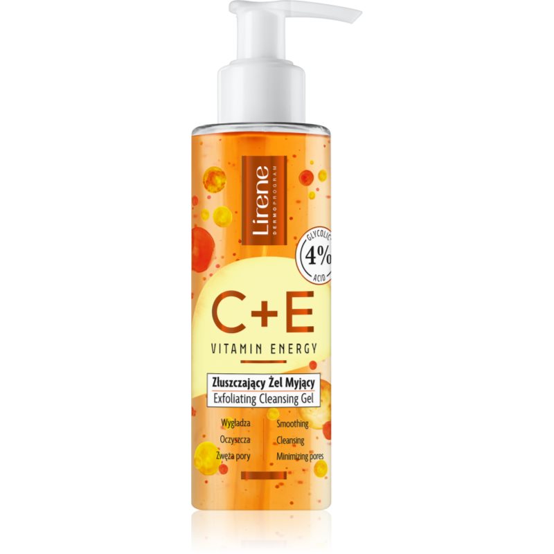 Lirene Vitamin Energy C+E hámlasztó tisztító gél 150 ml-ár