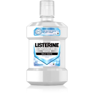 Listerine Advanced White Mild Taste fogfehérítő szájvíz 1000 ml-Eredeti