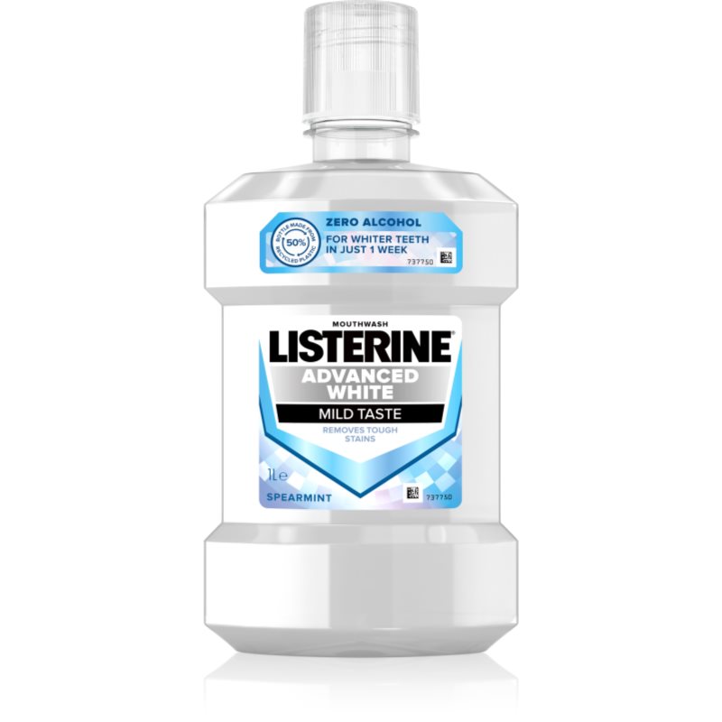 Listerine Advanced White Mild Taste fogfehérítő szájvíz 1000 ml-Eredeti