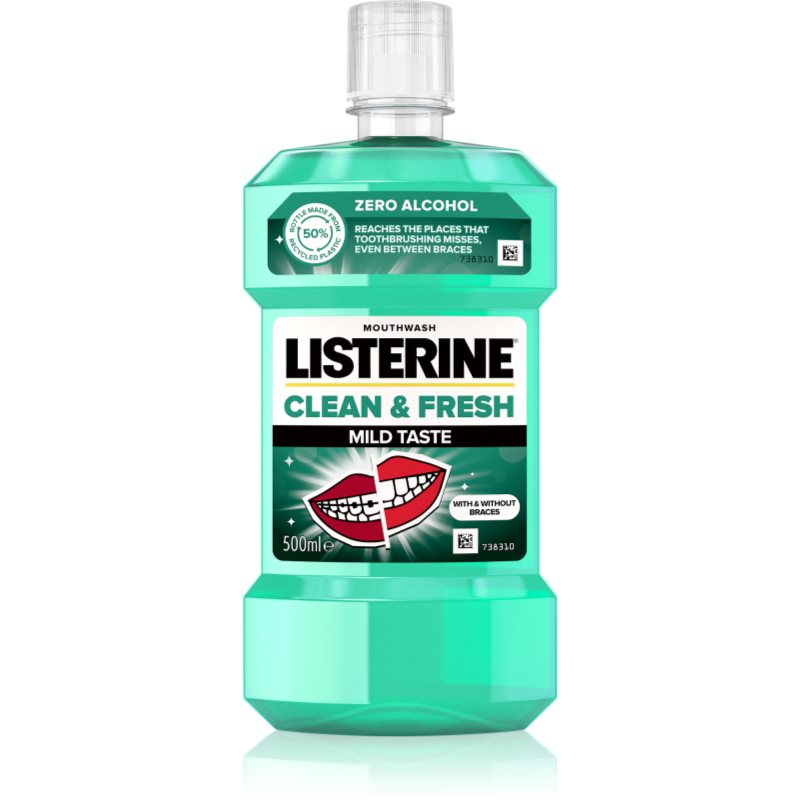 Listerine Clean & Fresh szájvíz fogszuvasodás ellen 500 ml-Ár