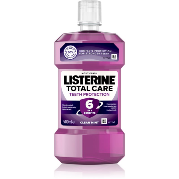 Listerine Total Care Teeth Protection szájvíz a fogak komplett védelméért 6 in 1 500 ml-Eredeti
