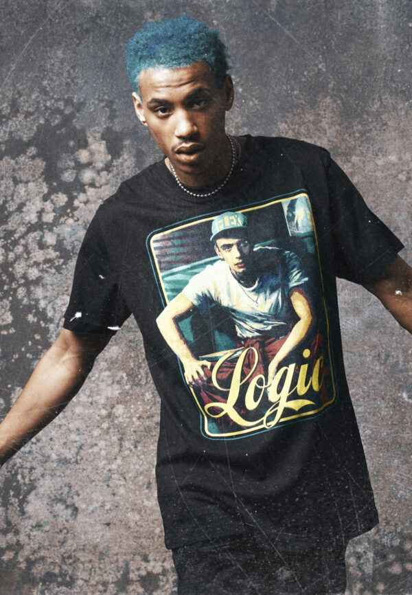Logical T-shirt Tarantino Pose black