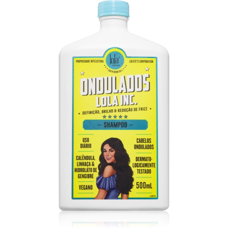 Lola Cosmetics Ondulados Lola Inc. Shampoo hidratáló sampon hullámos és göndör hajra 500 ml-Ár