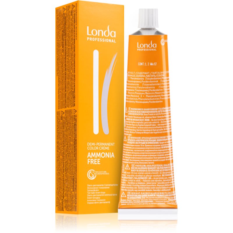 Londa Professional Demi-Permanent Color tartós hajszínező ammónia nélkül 8/81 60 ml-Ár