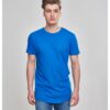 Long T-shirt in the shape of bright blue