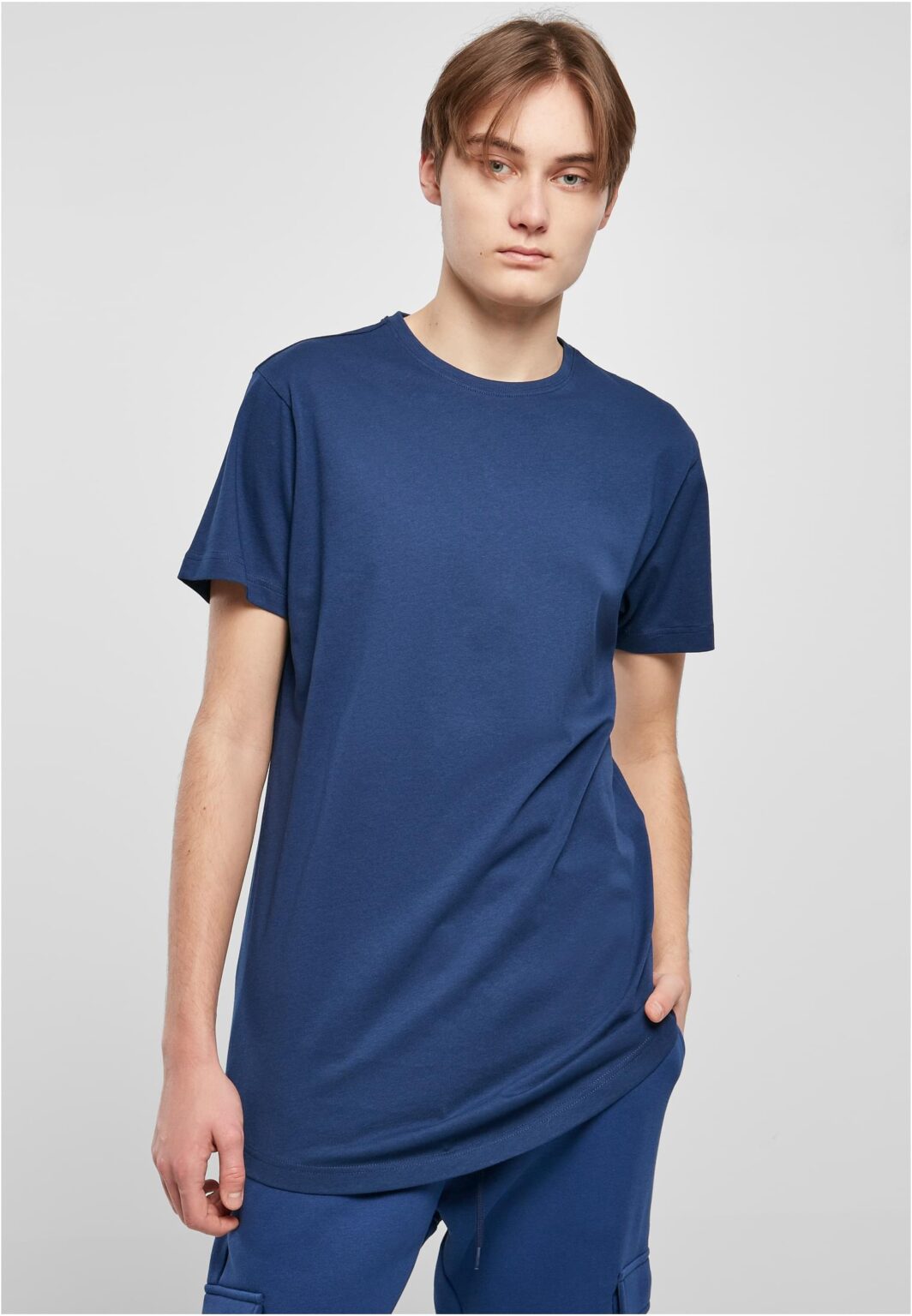 Long T-shirt in the shape of spaceblue