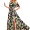 Long dress with ruffle Numoco